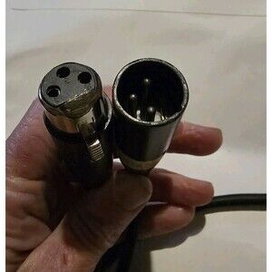 Microphone Cord Professional With Three Pin Female/male adapter 12'